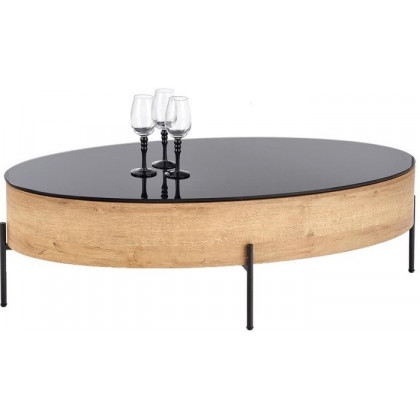 Halmar Zenga 120x60 (дуб золотой/черный)