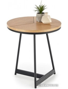 Журнальный столик Halmar Karida-s 45x40 (натуральный/черный)