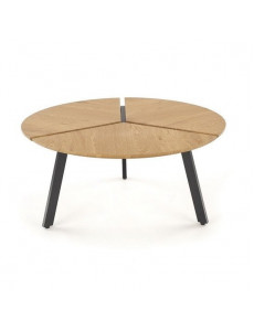 Журнальный столик Halmar Luana (дуб золотой/черный)