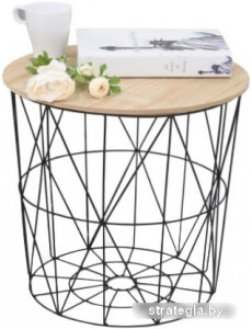 Журнальный столик Halmar Mariffa (натуральный/черный)