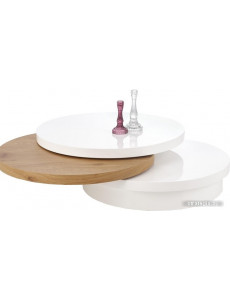 Журнальный столик Halmar Michelle (белый/дуб золотой)