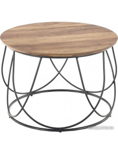 Журнальный столик Halmar Nubira (орех/черный)