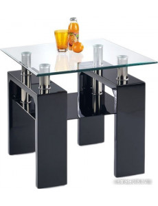 Журнальный столик Halmar Diana H Kwadrat (черный)