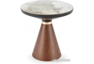 Halmar Genesis S (белый мрамор/ореховый/золотой)