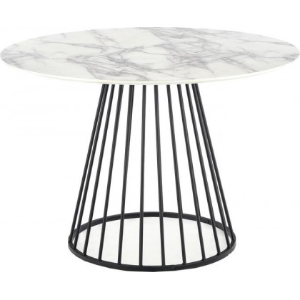 Halmar Brodway 110 (белый мрамор/черный)