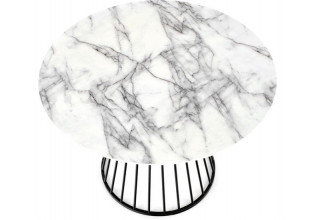 Halmar Brodway 110 (белый мрамор/черный)