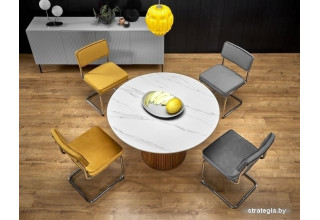 Halmar Bruno (белый мрамор/ореховый)