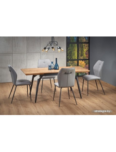 Кухонный стол Halmar Campbell (дуб натуральный/черный)