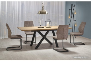 Halmar Capital (дуб золотой/черный)