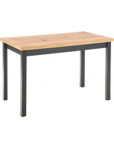Кухонный стол Halmar Cobalt 120/68 (дуб вотан/черный)