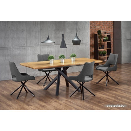 Halmar Derrick (дуб натуральный/черный)