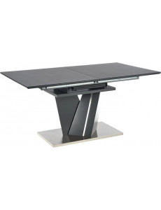 Кухонный стол Halmar Salvador 160-200/90 (темно-серый)