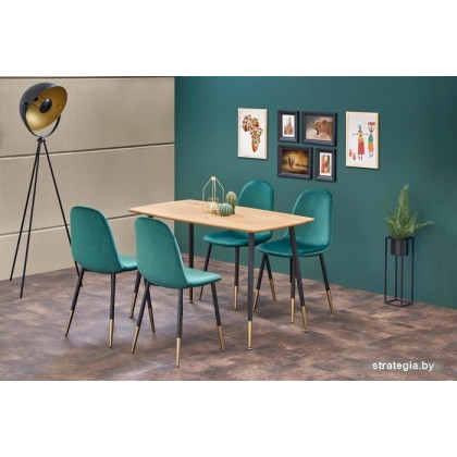 Halmar Tripolis 120x70 (дуб золотой/черный)