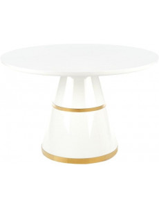 Кухонный стол Halmar Vegas 120 (белый/золотой)