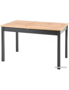 Кухонный стол Halmar Greg 124-168/74 (дуб вотан/черный)