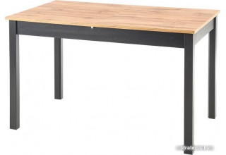 Halmar Greg 124-168/74 (дуб вотан/черный)