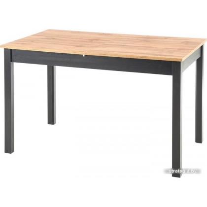 Halmar Greg 124-168/74 (дуб вотан/черный)