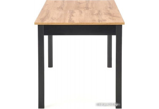 Halmar Greg 124-168/74 (дуб вотан/черный)