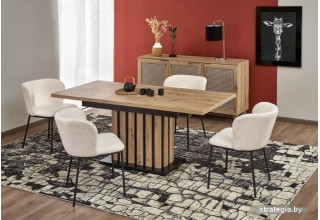 Halmar Lamello (дуб артизан/черный)