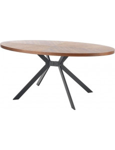 Кухонный стол Halmar Locarno 170/90 (орех/черный)