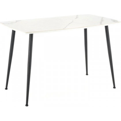 Halmar Marco 120/70 (белый мрамор/черный)