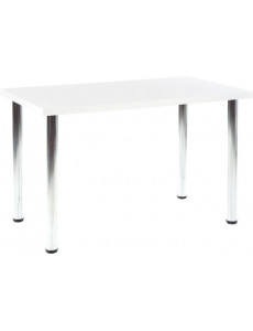 Кухонный стол Halmar Modex 120/68 (белый/хром)