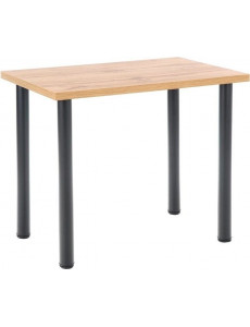 Кухонный стол Halmar Modex 2 90/60 (дуб вотан/черный)