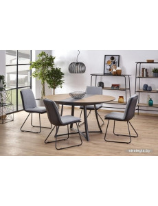 Кухонный стол Halmar Moretti (дуб золотой/черный)