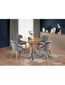 Кухонный стол Halmar Nicolas 120x120 (дуб натуральный)