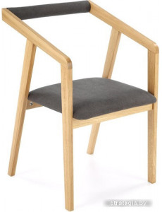 Стул с подлокотниками Halmar Azul 2 (серый/бежевый)