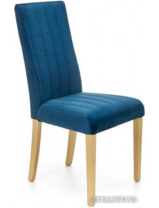Стул Halmar Diego 3 Monolith 77 (темно-синий/дуб медовый)