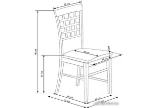 Стул Halmar Gerard 3 (белый/inari 91)