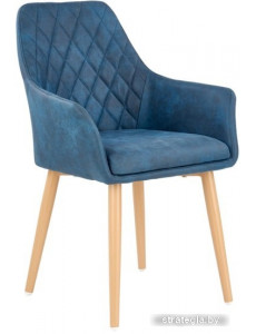 Стул с подлокотниками Halmar K287 (темно-синий)