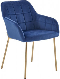 Стул с подлокотниками Halmar K306 (темно-синий)
