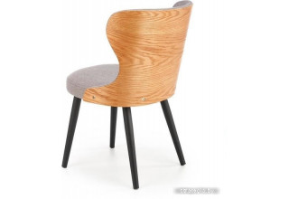 Стул Halmar K452 (серый/дуб натуральный)