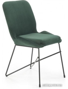 Стул с подлокотниками Halmar K454 (темно-зеленый)