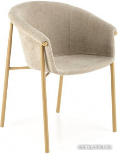 Стул с подлокотниками Halmar K489 (бежевый)