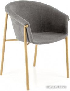 Стул с подлокотниками Halmar K489 (серый/бежевый)