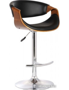 Стул с подлокотниками Halmar H-100 (черный/орех)