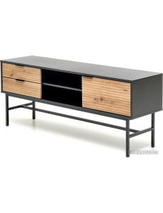 Журнальный столик Halmar Murano RTV-1 (дуб артизан/черный)