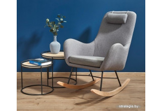 Кресло-качалка Halmar Botas (серый)