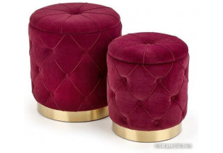 Halmar Комплект POLLY 2 шт бордовый/золотой