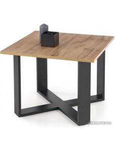 Журнальный столик Halmar Cross 67x67x55 (дуб вотан/черный)