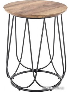 Журнальный столик Halmar Nubira S (орех/черный)