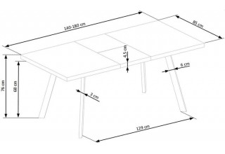 Halmar Berlin (орех/черный)