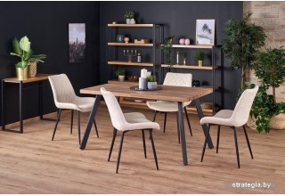 Halmar Berlin 160/220 (орех/черный)