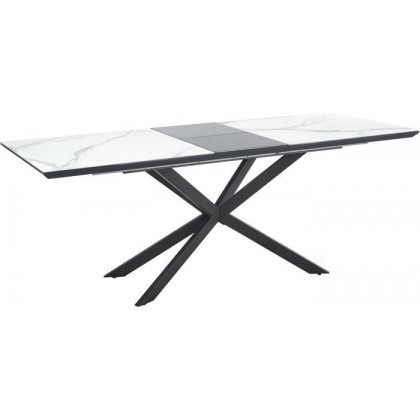 Halmar Diesel 160-200/90 (белый мрамор/темно-серый/черный)