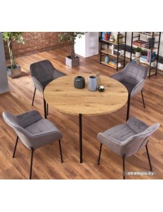 Кухонный стол Halmar Morgan (дуб золотой/черный)