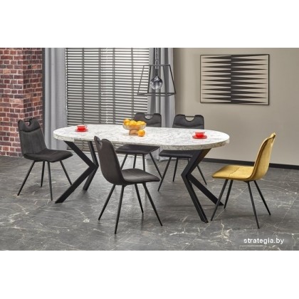 Halmar Peroni (белый мрамор/черный)