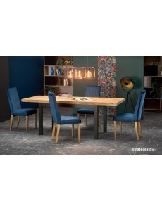 Кухонный стол Halmar Tiago 140 (дуб крафт/черный)